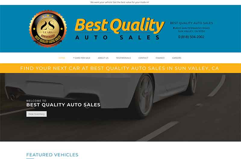 Sun Valley, CA auto dealer site Jose Mier